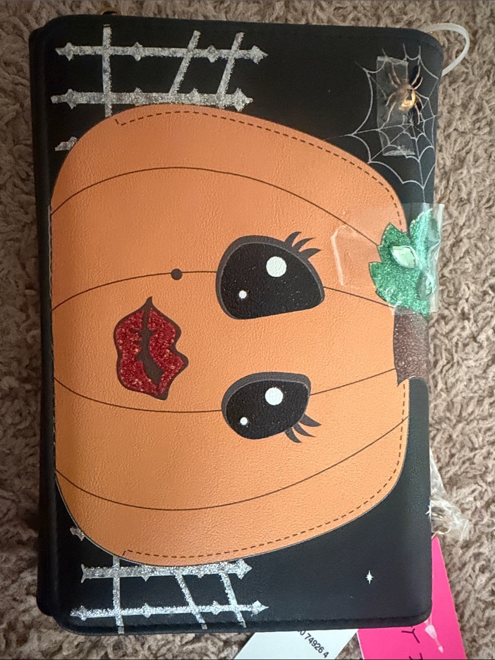 Betsey Johnson Crossbody Halloween Pumpkin Purse - Picture 5 of 8